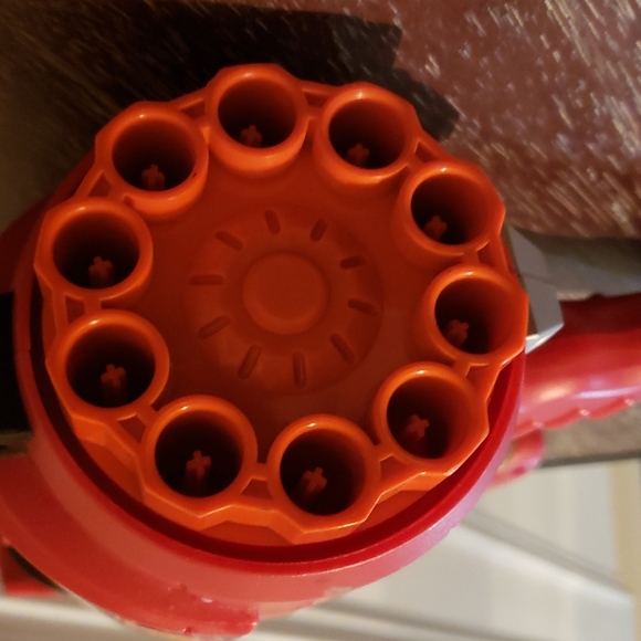 HP 2005 Nerf Dart Tag Blue and Red Hyperfire Blaster Gun Blue includes 2 blaster - Picture 4 of 12